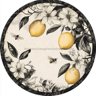 Lemon Sign, Everyday Sign, DCO-13036, Sign For Wreath, 10